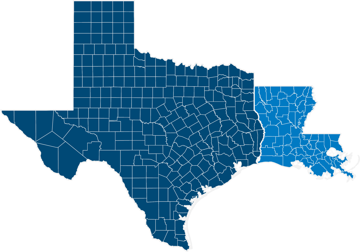 Preview map of Clearfork assets